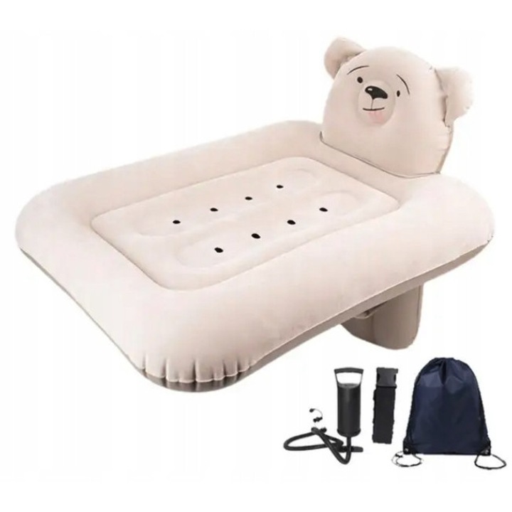 Patut de calatorie gonflabil pentru copii, Pan i Pani Gadżet, Plus, Bej, L