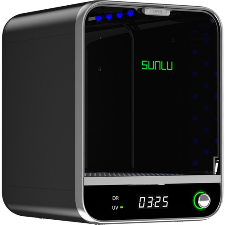 Dispozitiv de uscare și întărire UV Sunlu RC-2 Dry & Cure, 20 lampi UV, 245x235x305mm, 42W