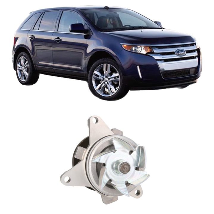 Pompa apa FORD USA EDGE 2.0 din 2014 KW 183 CP 249 CMC 1999, Auto, HEPU, 4x Stikere auto cu FORD USA