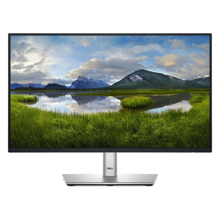 Monitor LCD DELL P Series P2225H, 54.6 cm (21.5"), 1920 x 1080 px, Full HD, negru, argintiu