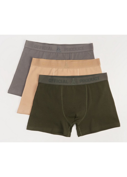 Boxeri DAKAR RALLY, set 3 bucati, multicolor, bumbac, L INTL