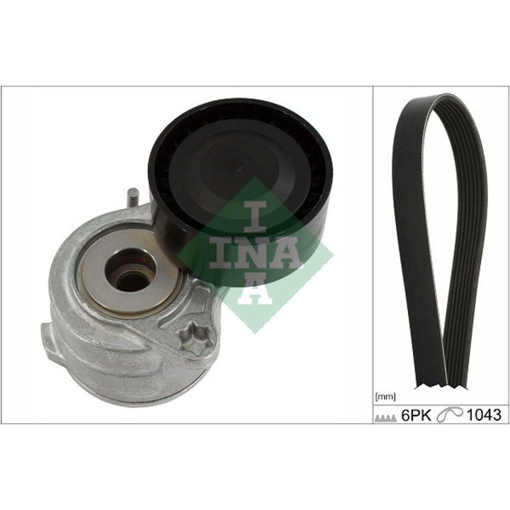 Set curea transmisie 1043mm cu rola pentru DS3, DS4, C3 Aircross I, II, C3 Ii, C3 Picasso, C4 Cactus 1, 2 El dupa 01.2013