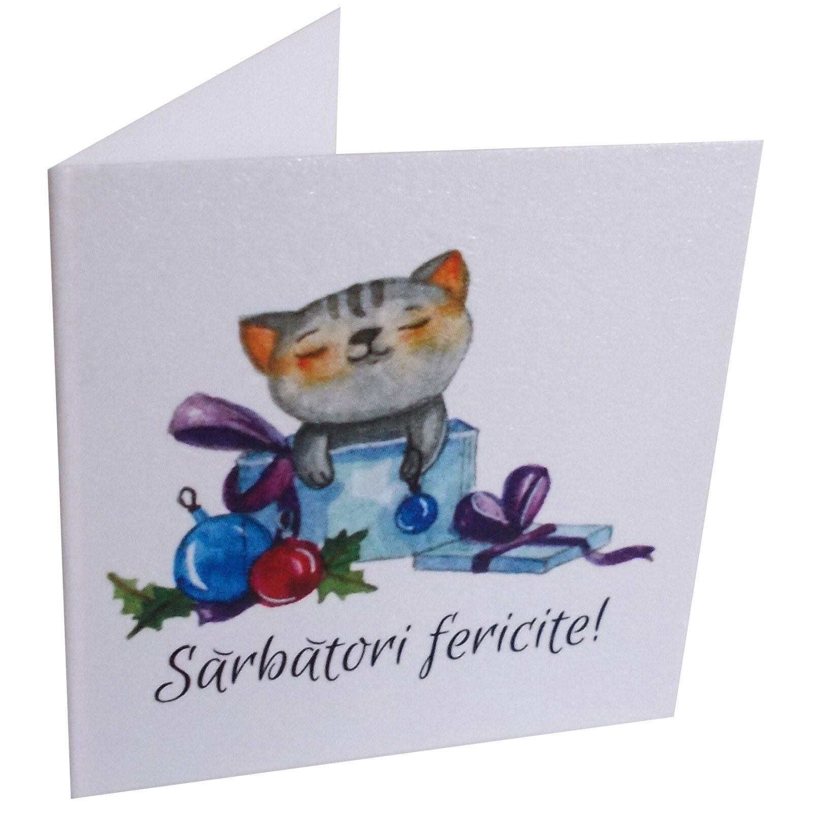 Mini-felicitare de Craciun 