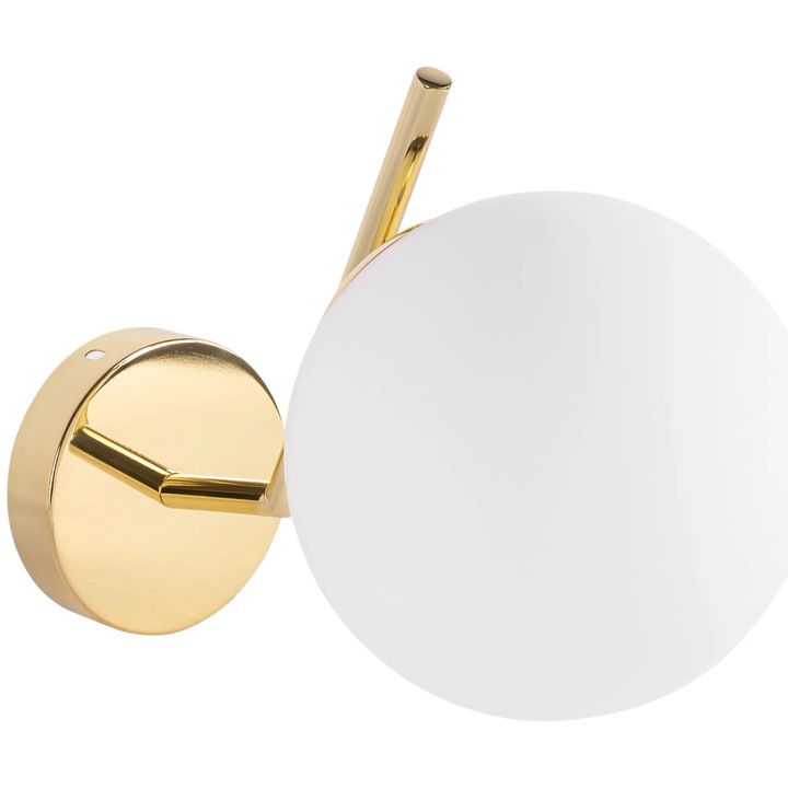 Аплик, Toolight, G100-1W, Бяло Злато, Зависи от крушката, E27