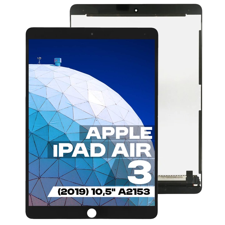 Оригинален LCD дисплей за Apple iPad Air 3 2019 10,5" A2153, черен, реновиран