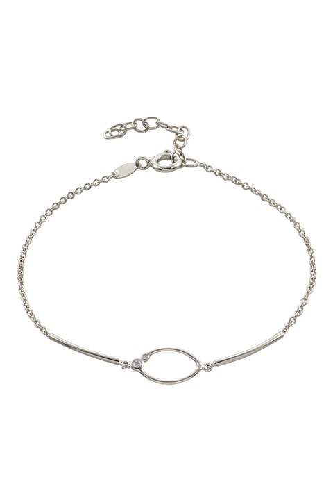 Loisir by Oxette, Bratara din argint veritabil 925 decorata cu zirconia, Argintiu