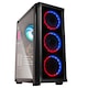 Sistem Desktop PC Gaming Spacer Overlord cu procesor AMD Ryzen™ 5 5600 pana la 4.4GHz, 32GB DDR4, 1TB SSD, ASRock AMD Radeon™ RX 7600 RX Challenger 8GB GDDR6 OC, No OS, Negru