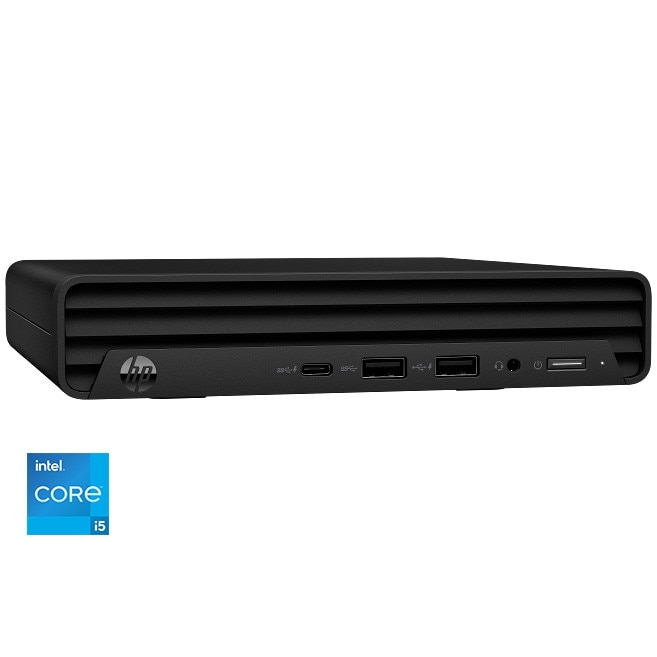 Sistem Desktop PC HP Pro Mini 260 G9 cu procesor Intel® Core™ i5-1334U pana la 4.6GHz, 8GB DDR4, 512GB SSD, Intel® UHD Graphics, Free DOS, Black