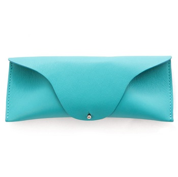 Etui ochelari soare sau vedere, din piele naturala, Rainbow, turcoaz Etui ochelari soare sau vedere, din piele naturala, Rainbow, turcoaz