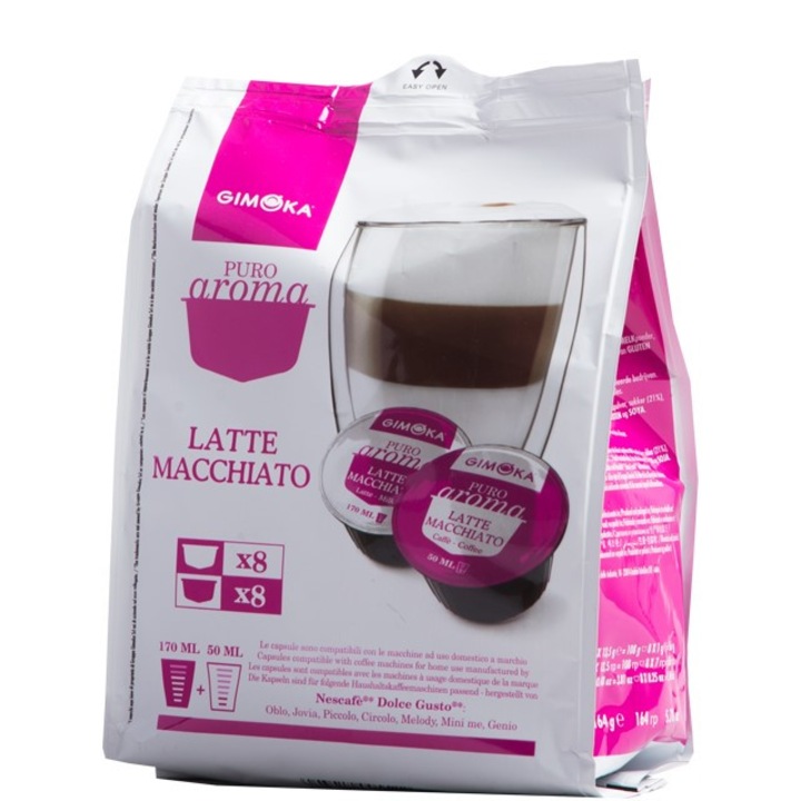 Gimoka Puro Aroma Latte Macchiato Dolce Gusto kompatibilis kávékapszula