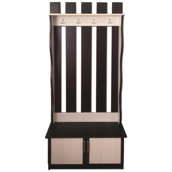 Cuier Hol II, 80x37x201cm, Wenge/Mesteacan Cuier Hol II, 80x37x201cm, Wenge/Mesteacan