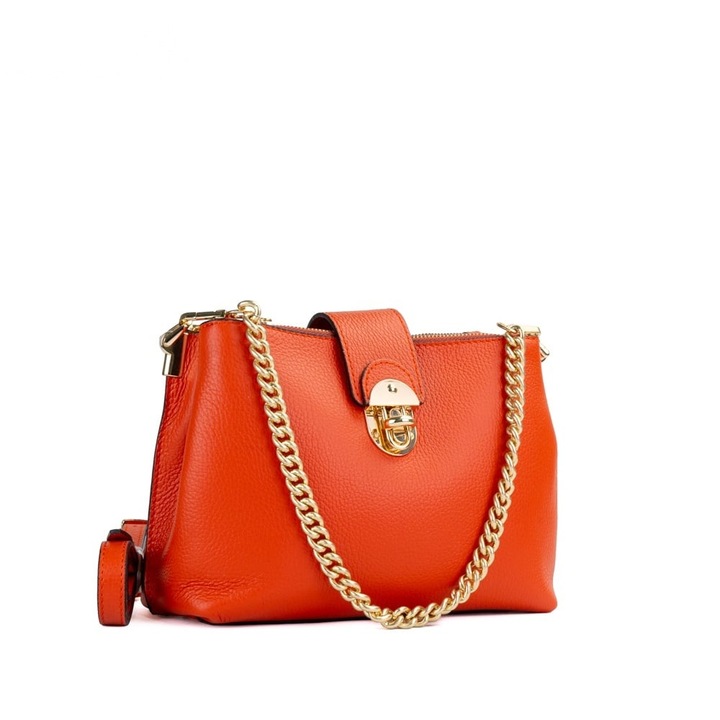 Poseta Piele Mini Noelle - CARAMIZIU, Geanta Casual din Piele Naturala, Geanta, Genti