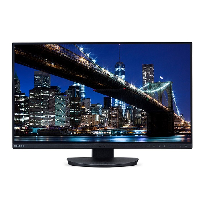 Monitor LCD Sharp MultiSync EA272Q 27" 2560x1440px 4K Ultra HD, Fekete