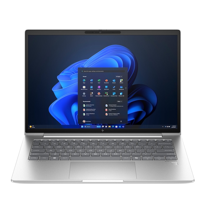 Laptop HP EliteBook 645 G11, AMD Ryzen 7 7735U, 16 GB, 512 GB SSD, 35,6 cm (14"), argintiu