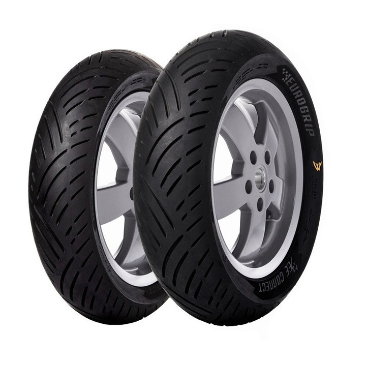 Мото гума EUROGRIP 130/90-10, BEE CONNECT 61L, тип TL, предна/задна