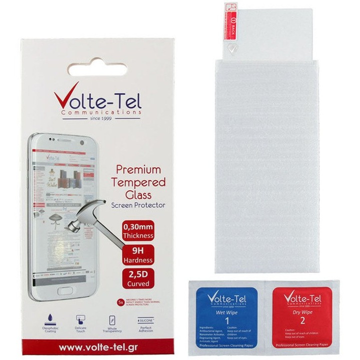 Folie protectie telefoane Volte-Tel pentru Xiaomi Mi 10T 5G / Mi 10T Lite 5G / Mi 10T Pro 5G 9H 0.30mm 2.5D