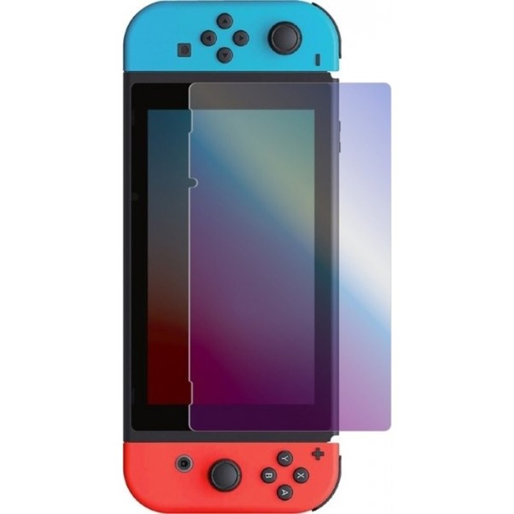 Protectie din sticla securizata pentru Nintendo Switch, Muvit, filtru de lumina albastra, ultra subtire