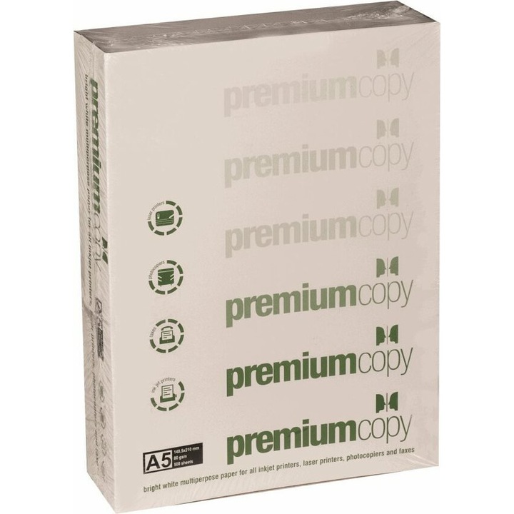 Hartie speciala A5, 80gr, 500 phylla, 2kg