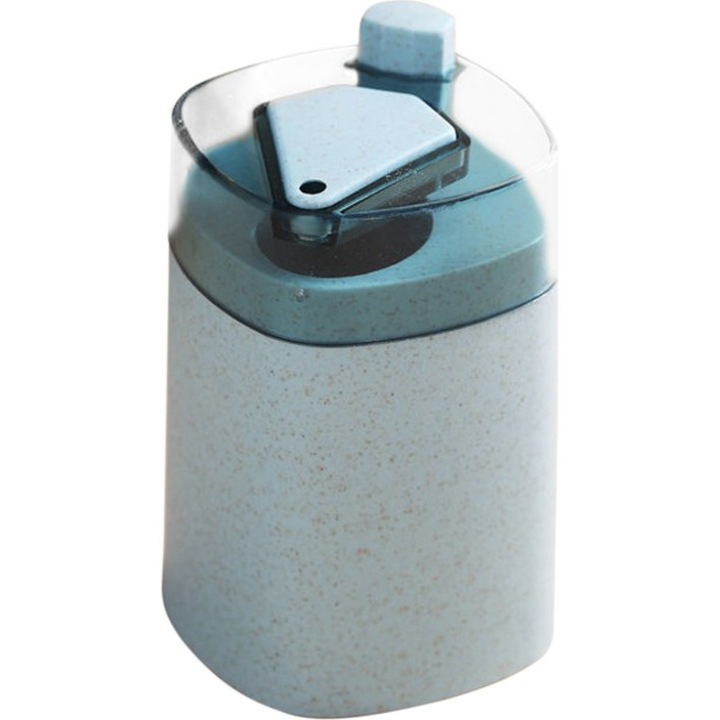 Dispenser pentru scobitori, 9.5x5.5cm, albastru