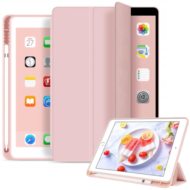 Husa Smart Case pentru Apple iPad 10.2 Gen 7 8 9, size, cu clapeta