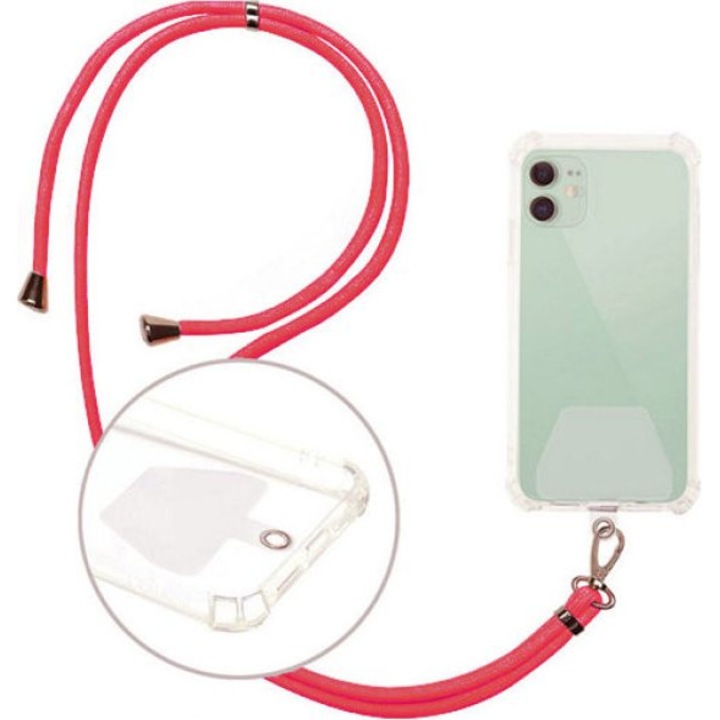 Snur universal pentru telefoane mobile CTI, rosu