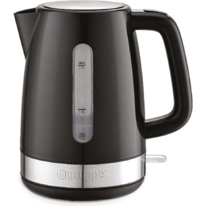 Fierbator Gruppe 1,7L 2400W, negru, cu control Strix