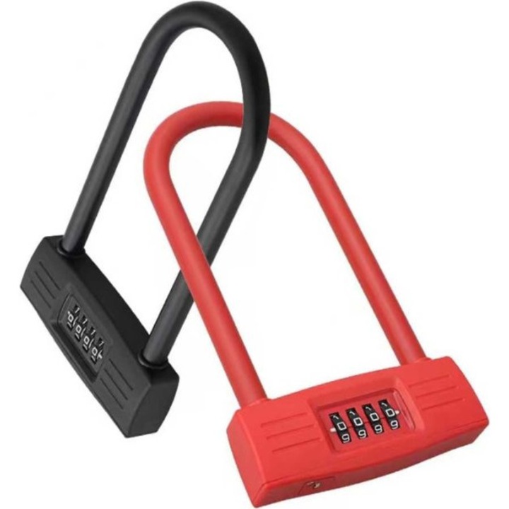 Incuietoare pentru motocicleta cu cod de securitate, 35x12cm