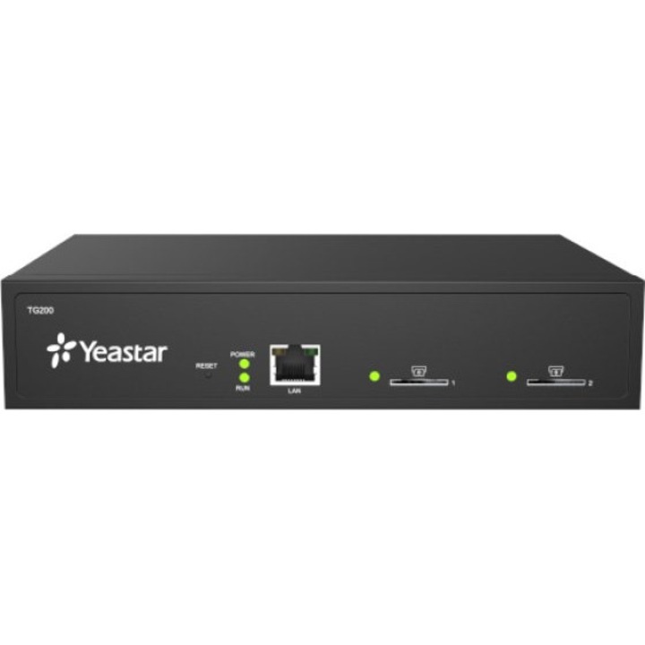 Gateway VoIP GSM Yeastar TG200, 2 canale, 850/900/1800/1900 MHz, 213x160x44mm