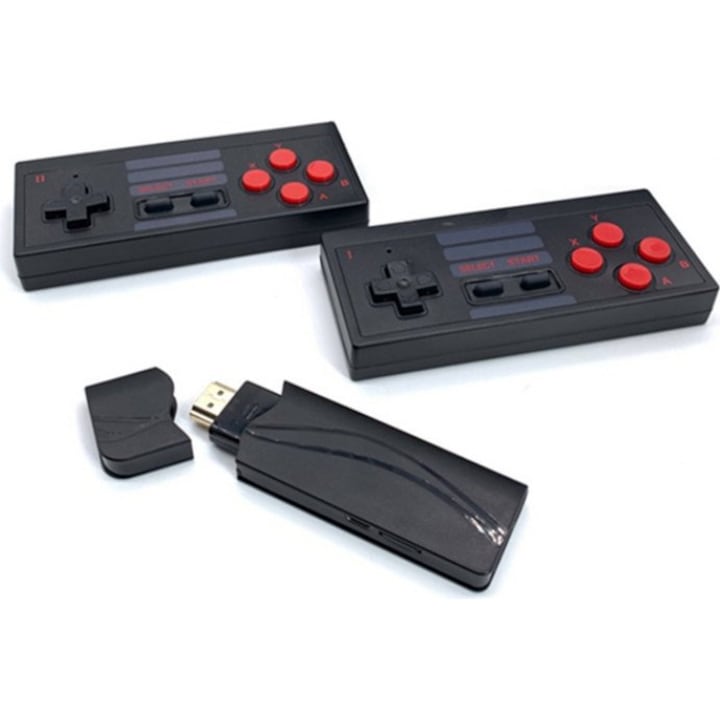 Consola de jocuri HDMI cu 2 controlere, 128MB