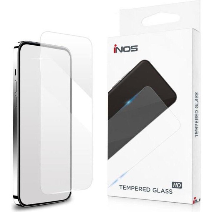 Folie protectie telefon iNOS Tempered Glass 0.3mm, 9H, pentru Xiaomi Redmi Note 14 4G, set complet