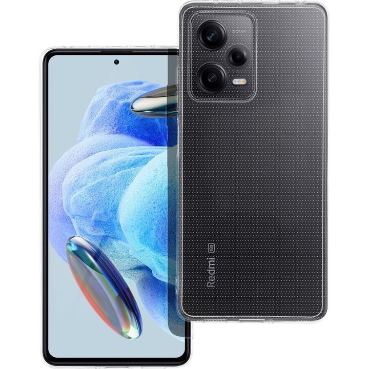 Husa telefon transparenta 2 mm pentru Xiaomi Poco F7 Pro, protectie camera, flexibila, transparenta