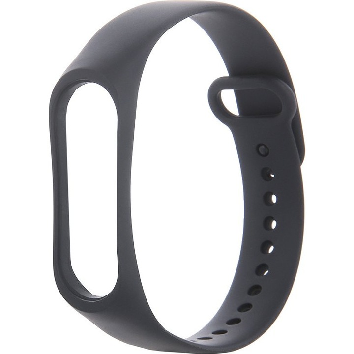 TFO szilikon fitnesz karkötő, fekete, Xiaomi Mi Band 7-hez, állítható méret