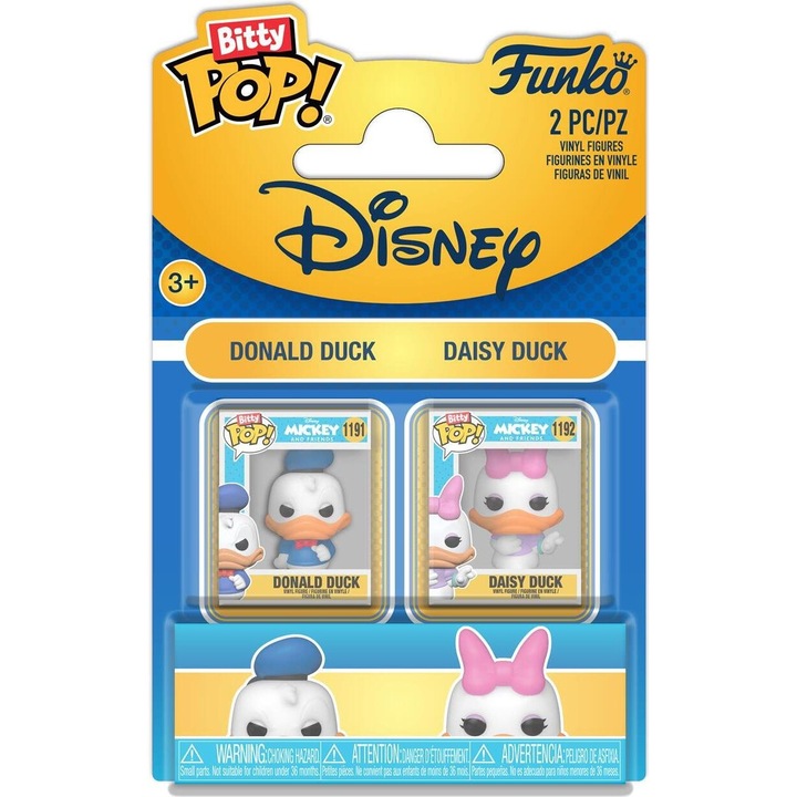 Фигурка Funko Bitty Pop! комплект от 2 броя: Disney - Доналд и Дейзи