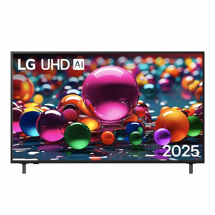 Телевизор Smart 55" LG 55UA75006LA 4K Ultra HD LED HDR, Черен
