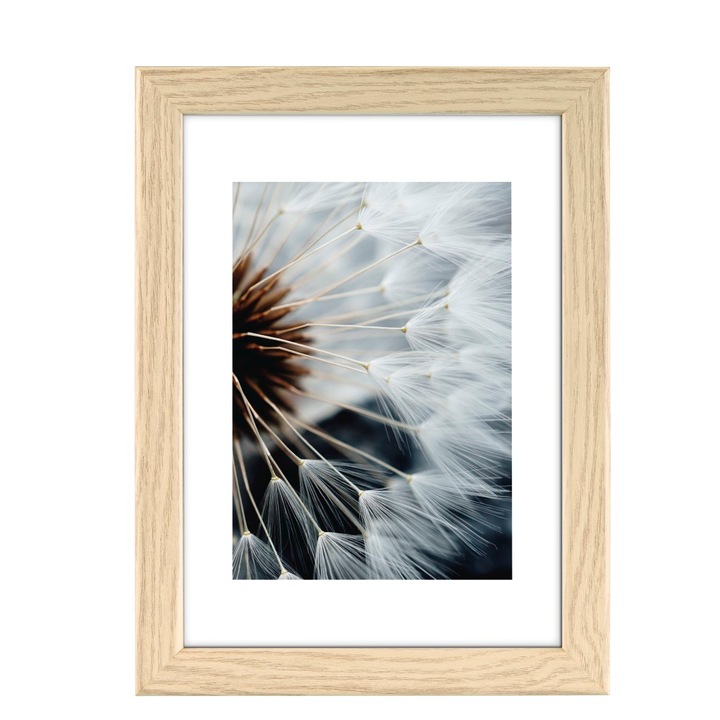 Képkeret, Hama Breeze, 15x20 cm, Műanyag, Világosbarna, Tölgyutánzat utánzat utánzat