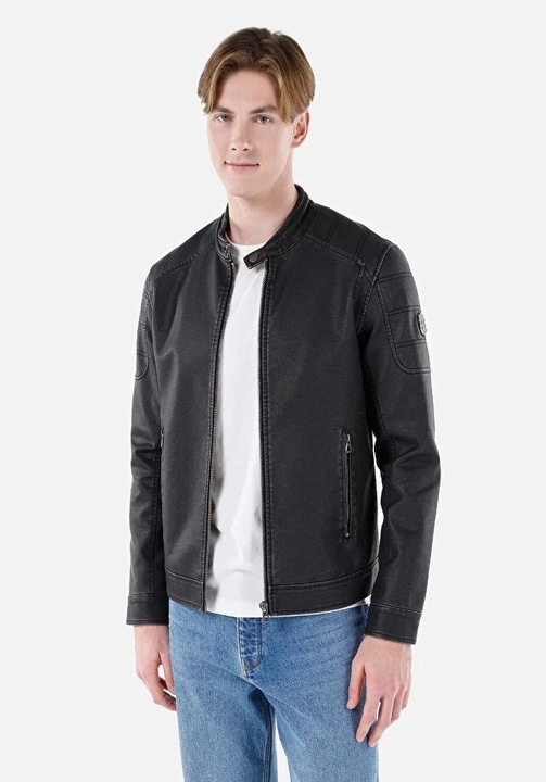 Jacheta barbati COLIN'S, neagra, Negru