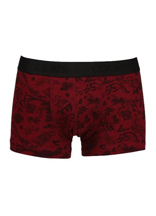 Lenjerie Intima De Barbati, visiniu/negru, Modern Fit, Colin's, bumbac, L