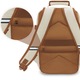 Раница за ръчен багаж Zagatto ZG1001, 40x20x25 см, раница за самолет, Съвместима с Wizz Air, Ryanair, Закачаща се за куфар, Водоустойчива, Обем 20л, Компресионни презрамки, Бежов
