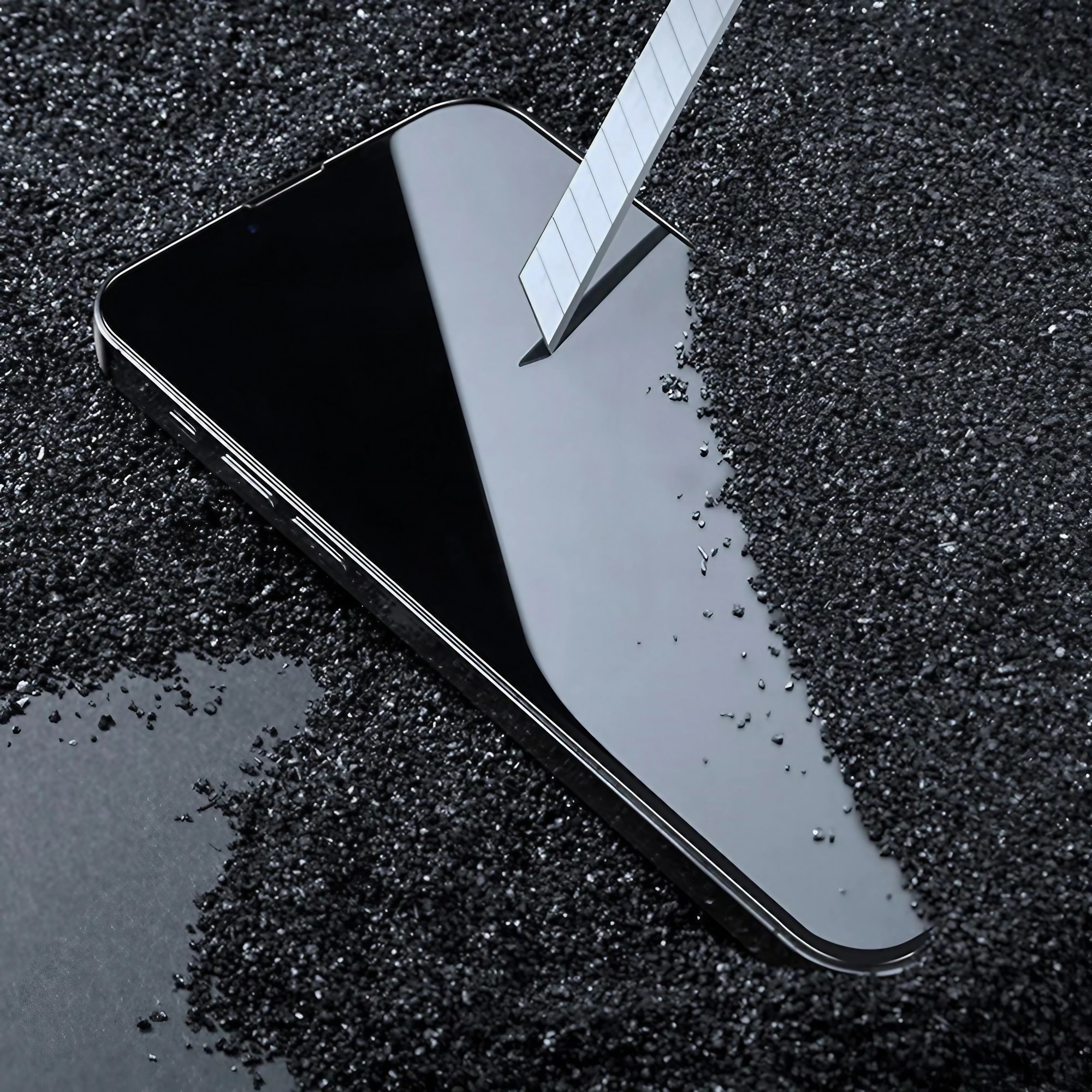Folie Sticla Securizata, Flippy, Pentru Apple iPhone 16, Full Glue, Margini Negre, Transparent