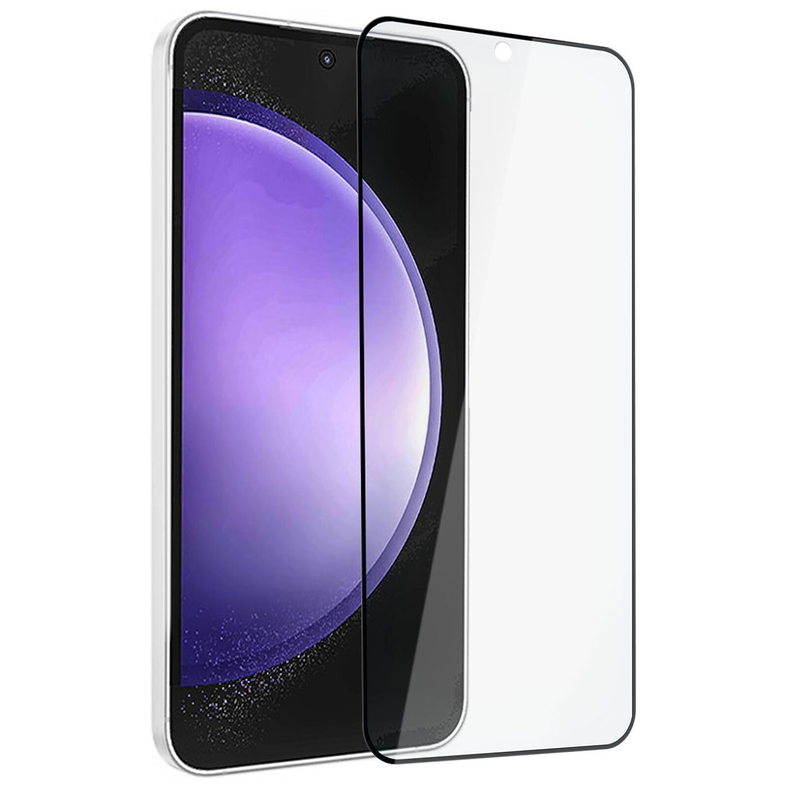 Folie Sticla Securizata, Flippy, Pentru Xiaomi Redmi 12 5G, Full Glue, Margini Negre, Transparent