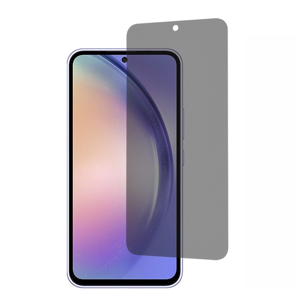 Folie Sticla Securizata Flippy Privacy pentru Xiaomi Redmi Note 13, 2.5D, Negru Transparent