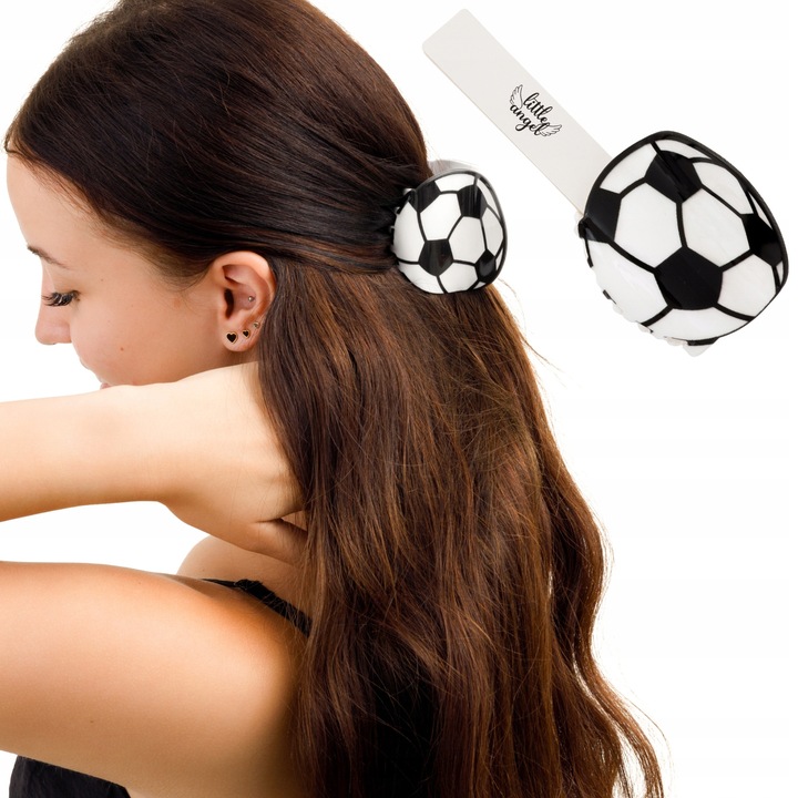 Clema Par, Little Angel, W1097, Fotbal, Alb Negru