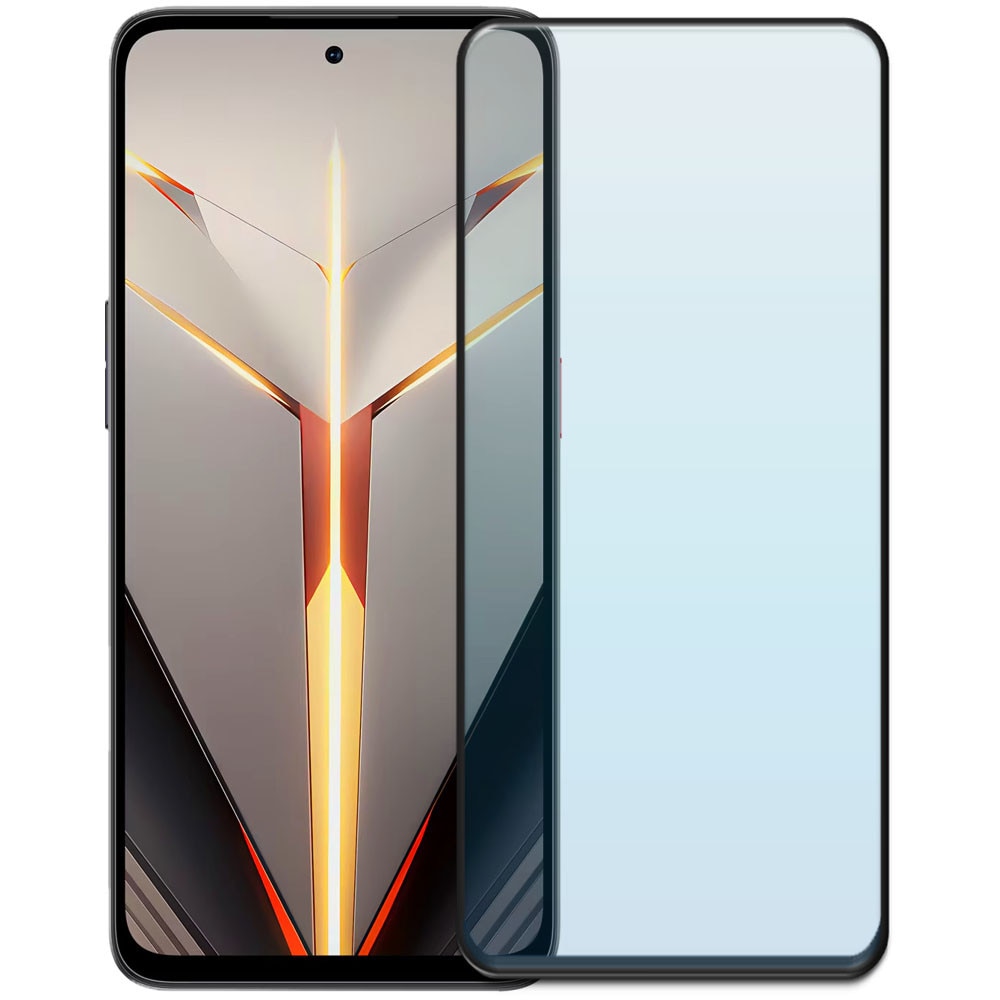 Folie din sticla securizata pentru ZTE Nubia Neo 2 5G, HAMSTERBOX Glass Shield, Protectie completa ecran, Full face, Aplicare rapida, Case Friendly, Transparenta
