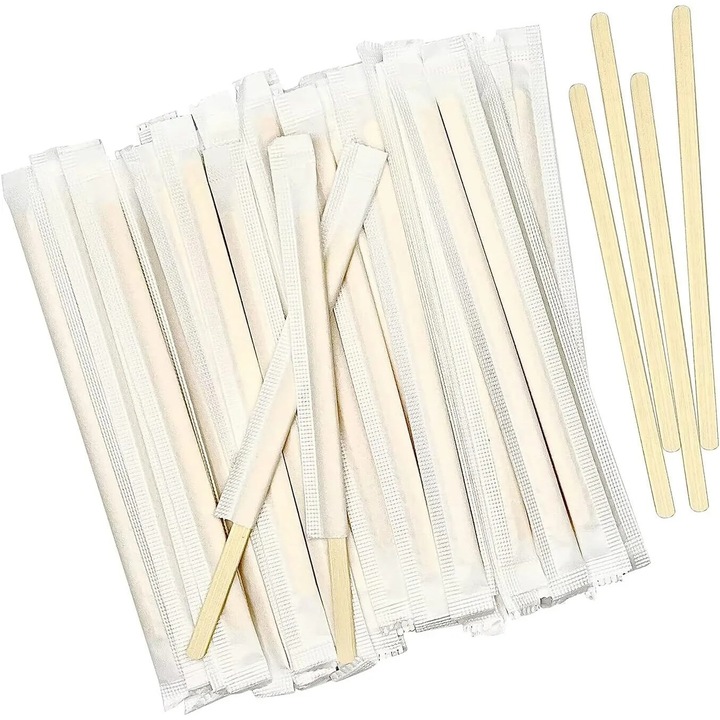 Palete pentru cafea din lemn ambalate individual, 250 buc/set