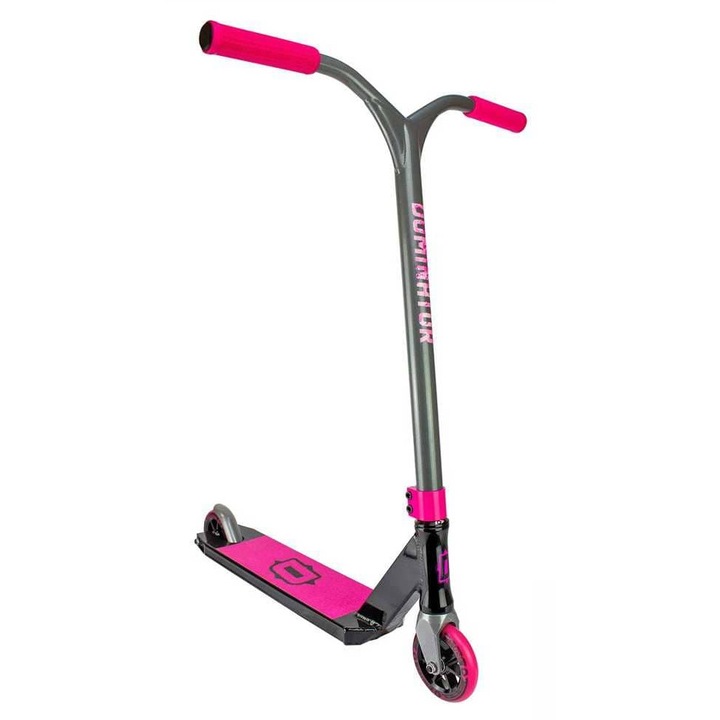 Dominator Airborn roller, 50x12cm, 110mm, kezdőknek és középhaladóknak, fekete-rózsaszín