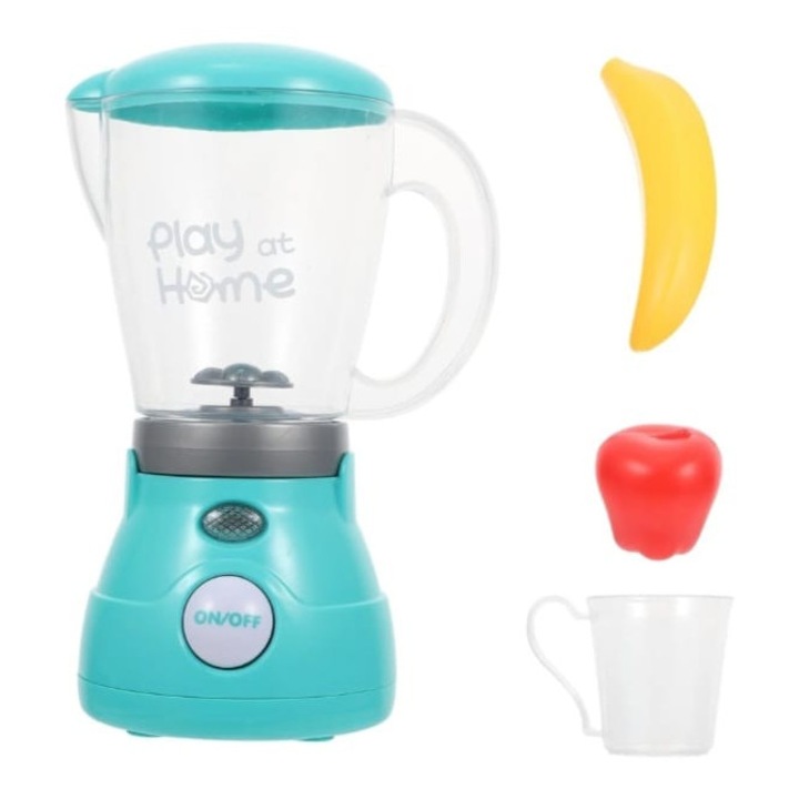 Blender de jucarie, Play at Home, cu fructe, multicolor