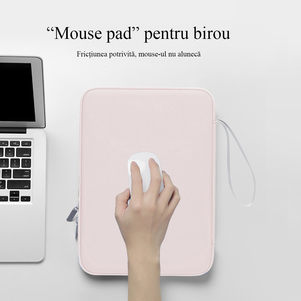Husă de protecție pentru tabletă, FooFoony, impermeabilă, din PU piele premium, roz, 12-12, 9 inch