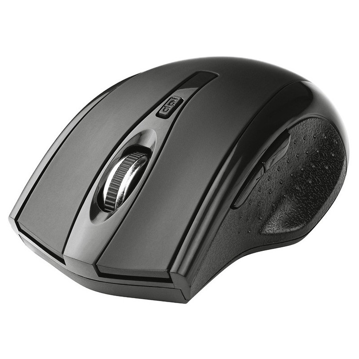 Tracer DEFF, RF, 1600 DPI, 7 gomb, Fekete, Egér