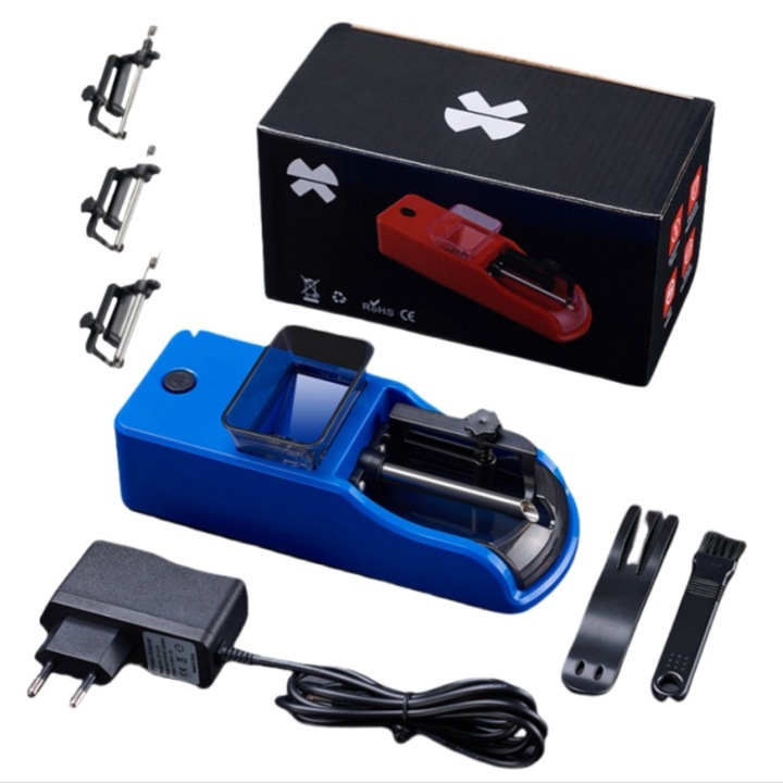 Aparat de injectat țigări, AIMBIGG, 3 dimensiuni tuburi, plastic, set complet