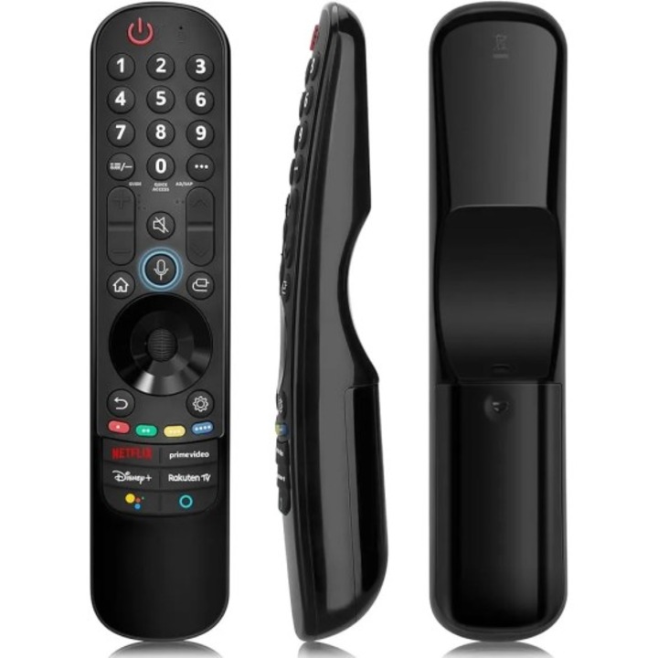 Telecomandă Magic pentru TV LG, Bluetooth, cu Netflix, KNTECH, negru